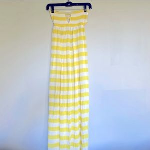 Indah flamingo dress yellow and white